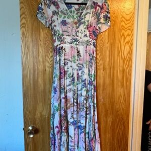 Floral Multicolor Maxi Dress